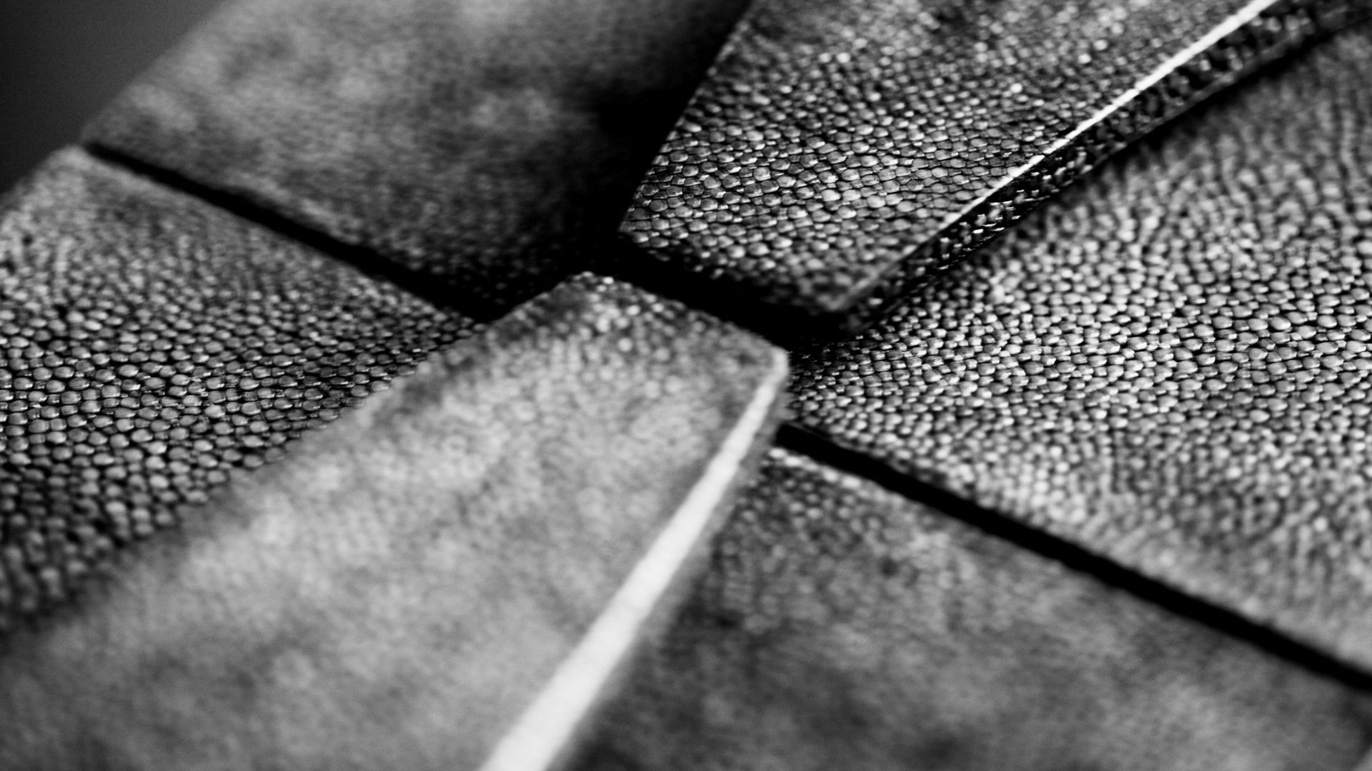 Detail of leather goods, bank lounges, Geneva