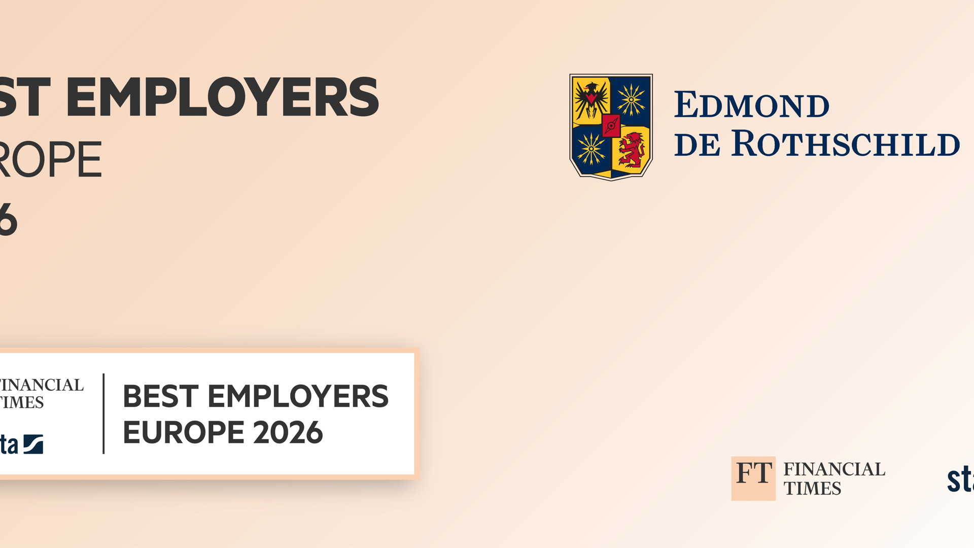 Edmond de Rothschild parmi les meilleurs employeurs d'Europe 2026